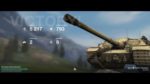 FV217 Badger (M) | 5,2k Damage / 2 Kill | World of Tanks Blitz