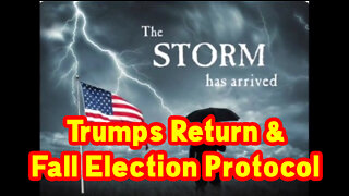 Trumps Return & Fall Election Protocol with Scott Mckay Update