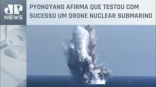 Coreia do Norte testa drone que provoca "tsunami radioativo"