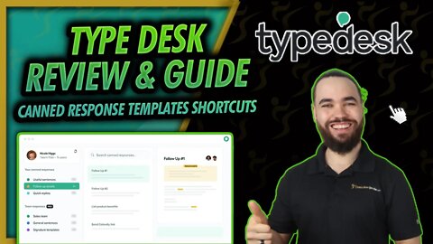 TypeDesk Keyboard Shortcuts Review & Guide ⌨ Canned Responses Lifetime Deal AppSumo - Josh Pocock