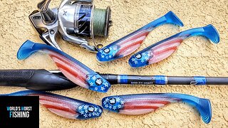 Making STAR SPANGLED Swimbaits: 4th Of July GIVEAWAY