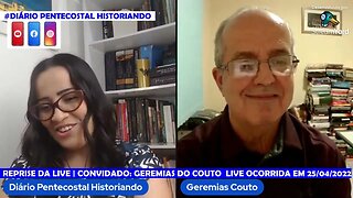 GEREMIAS DO COUTO: PASTOR, JORNALISTA, ESCRITOR E TEÓLOGO | ENTREVISTA OCORRIDA EM 25/04/2022