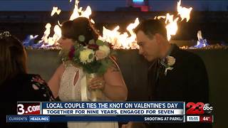 Local couple ties the knot on Valentine's Day