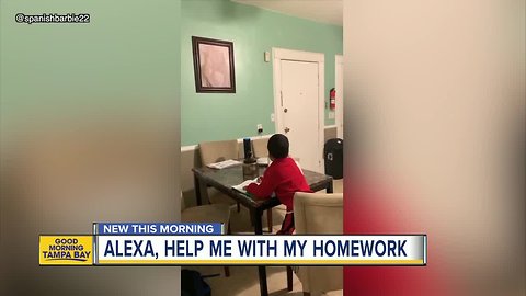 Alexa, help me with my homework