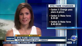 RTD fare changes
