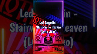 Led Zeppelin - Stairway to Heaven (Lyrics) 🎶 #70smusic #trending #shorts