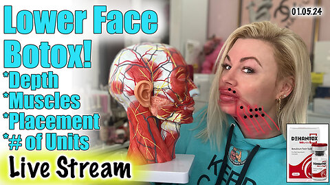 Live Stream: Lower Face Botox with Dehantox, AceCosm | Code Jessica10 saves you Money