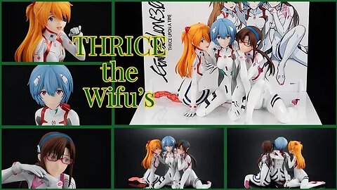 {Thrice The WIFU''S} (Asuka, Rei, and Mari Newtype Cover ver Newtype Special Set) Good Smile company
