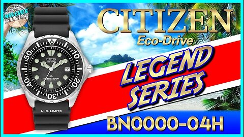 Legend Series #1! | Citizen Promaster 300m Solar Quartz Diver BN0000-04H Revisited