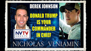 Derek Johnson Discusses Donald Trump Is Your Commander In Chief with Nicholas Veniamin