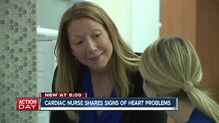 Nurse works to educate women about symptoms of heart attacks