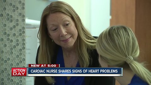 Nurse works to educate women about symptoms of heart attacks