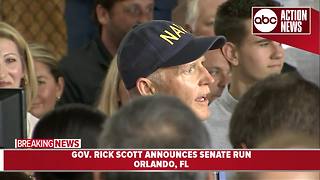 Gov. Rick Scott announces Senate campaign