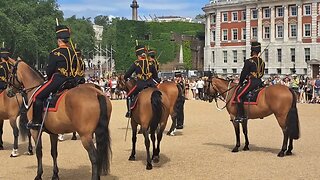 King's Troop horse won't stay still during inspection #horseguardsparade