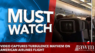 Video captures turbulence mayhem on American airlines flight
