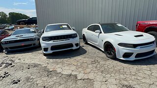 PLENTY OF STOLEN MOPARS AT THE INSURANCE AUTO AUCTIONS! HELLCATS, SCAT PACKS, SRT’s, & 392’s!