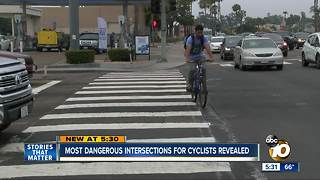 Most dangerous intersections for cyclists revealed