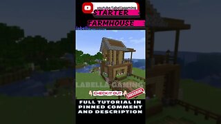 Small Starter Farmhouse | Minecraft