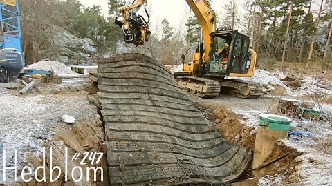 #247 Rubber Mats & Bedrock "Cat 313FL Engcon EC219" Real Time/Real Sound