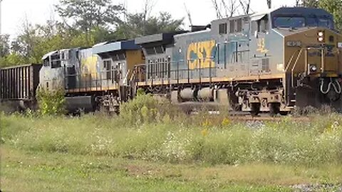 CSX B158 Empty Coke Express Train from Sterling Ohio September 16, 2023