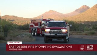 Wind remains a concern at scene of East Desert Fire