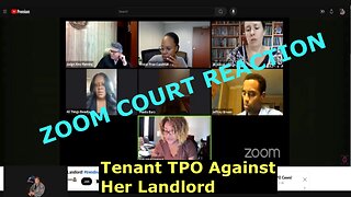 Tenant Seeks TPO Against Landlord. Zoom Court Reaction Georgia Court.