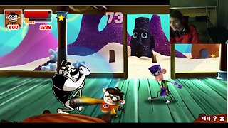 Dudley Puppy VS Chum Chum The Sidekick In A Nickelodeon Super Brawl 2 Battle With Live Commentary