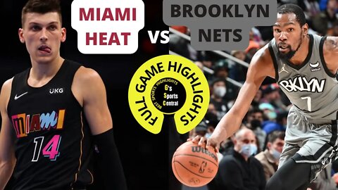 NETS VS HEAT FULL GAME HIGHLIGHTS | Durant Herro and More