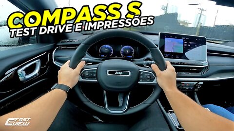 TEST DRIVE NOVO JEEP COMPASS SÉRIE S 1.3 TURBO 2022! VALE ESPERAR 4 MESES PRA "ISSO”? SIM!