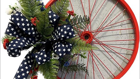 How To Make A Patriotic Wheel: A Tutorial |Hard Working Mom |How to
