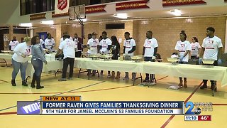 Former Ravens linebacker teams up with Salvation Army to feed 1,000 people