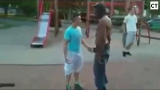 Big Bully Gets OWNED In One Punch