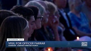 Memorial vigil held for Chandler Officer Chris Farrar