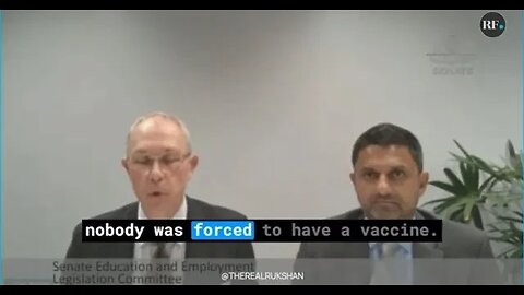 LIES! Pfizer Told An Australian Senate Hearing That, "Nobody Was Forced To Have The Vaccine"