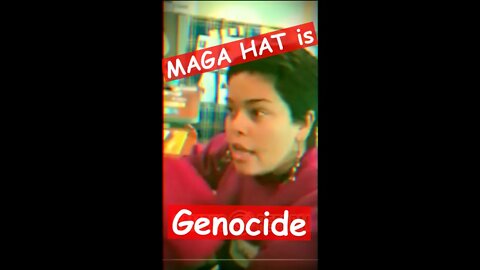 Woke Student steals Maga Hat and it back fires on her Dumb butt!!