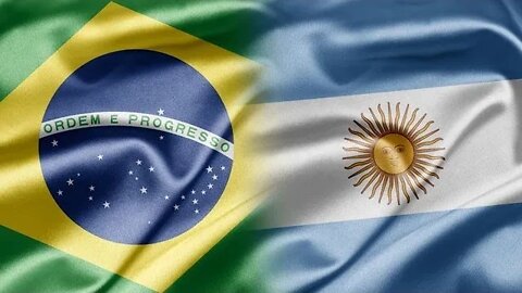 Argentinos cantando o Hino nacional Brasileiro @Netflix Brasil @Ligados na seleção ✔