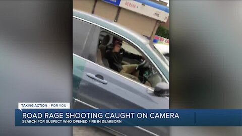 Road rage caught on camera in Dearborn