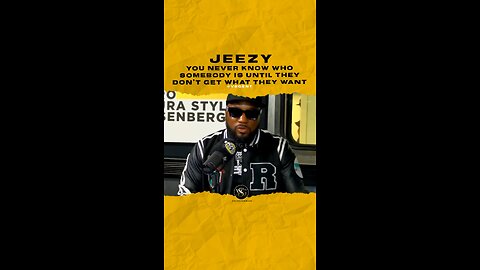 #jeezy You never know who somebody is until they don’t get what they want. 🎥 @hot97