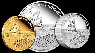 NEW: Perth Mint Moon Landing Silver & Gold Coins!