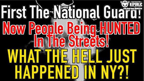 FIRST THE NATIONAL GUARD, NOW PEOPLE BEING HUNTED IN THE STREETS! WHAT THE HELL JUST HAPPENED IN NY?