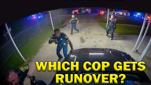 Which Cop Gets Runover On Video? LEO Round Table S06E40c