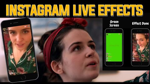 LIVE INSTAGRAM COM FUNDO VERDE EDITÁVEL - #greenscreen #liveinstagram #aftereffectstemplate