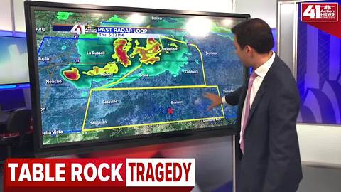 Tragedy at Table Rock Lake: Timeline of weather events
