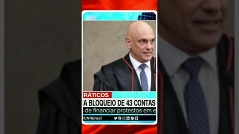 Moraes corta verbas dos protestos antidemocráticos | @SHORTS CNN