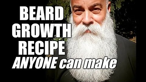 Beard Growth Booster: A secret cheap recipe anyone can make. Animal-based #leanlife