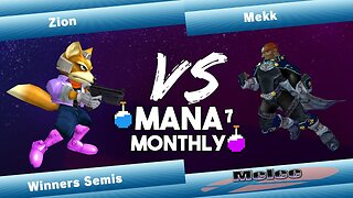 Mana Monthly 7 - Zion (Fox) vs Mekk (Ganondorf) Smash Melee Tournament