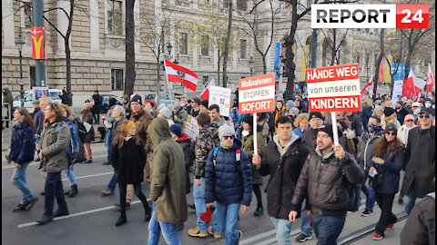 Protests in Vienna, 20. Nov. 2021