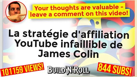 La stratégie d'affiliation YouTube infaillible de James Colin