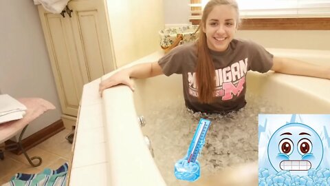 Bad idea | Coldest Ice bath challenge | Teeth Chattering | Shivering Cold