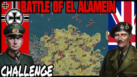 CHALLENGE MODE BATTLE OF EL ALAMEIN! Updated World Conqueror 4